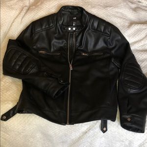 Black faux leather Jacket